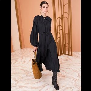 ZARA PLEATED DRESS NWT